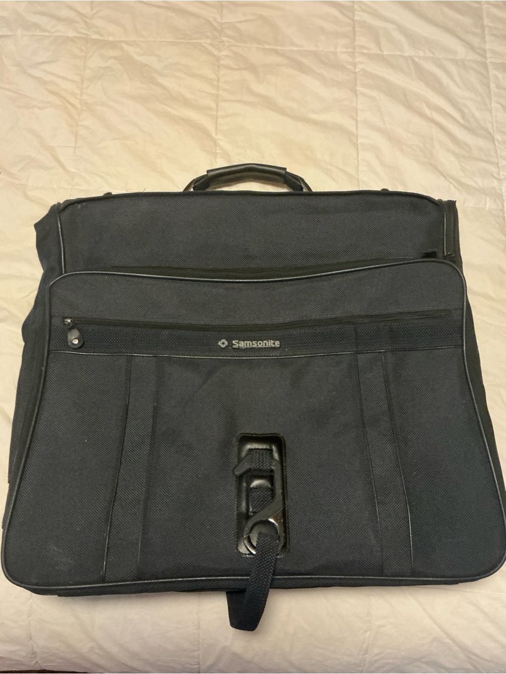 🧳 Samsonite Silhouette IV Vintage Black Garment Bag 💼
